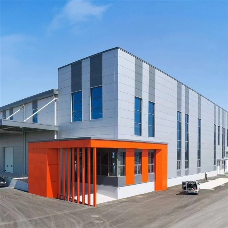 Material de construcció d'estructura d'acer de Hangar de magatzem d'edificis d'acer industrial personalitzat
